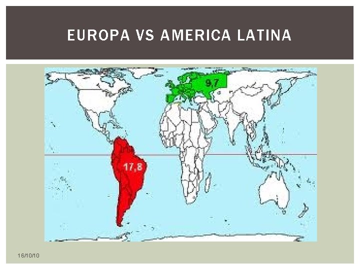 EUROPA VS AMERICA LATINA 16/10/10 