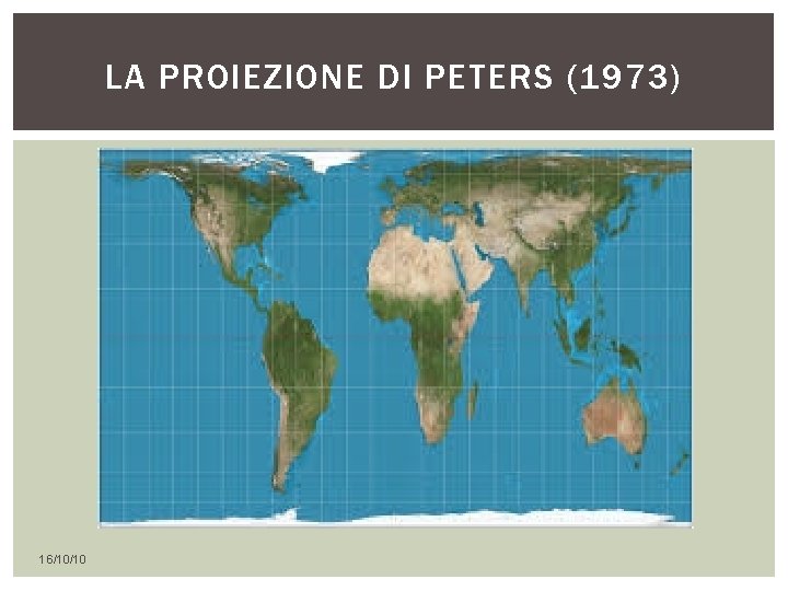 LA PROIEZIONE DI PETERS (1973) 16/10/10 