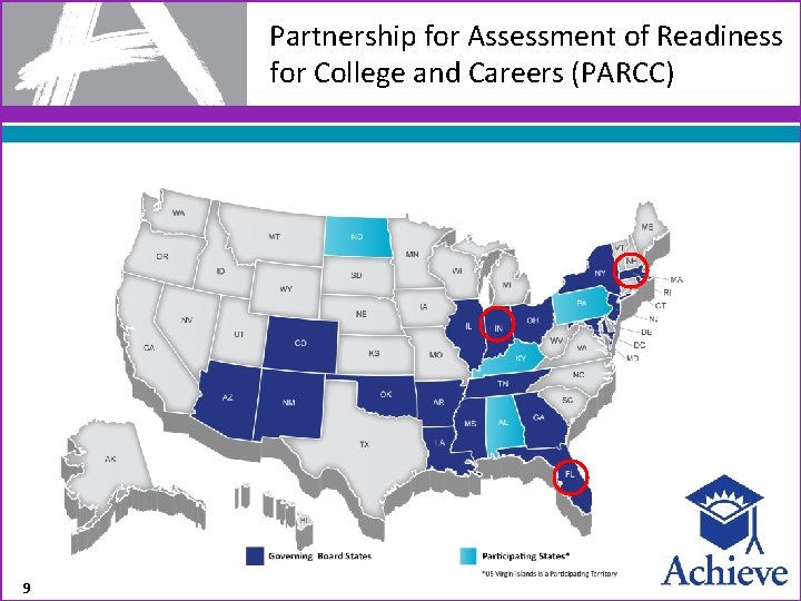 Partnership for Assessment of Readiness for College and Careers (PARCC) 9 
