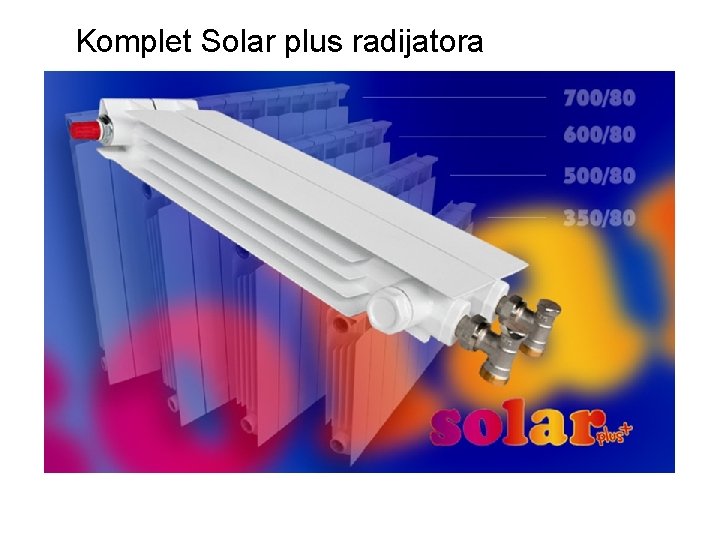 Komplet Solar plus radijatora 