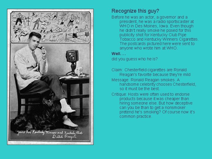 Recognize this guy? Before he was an actor, a governor and a president, he