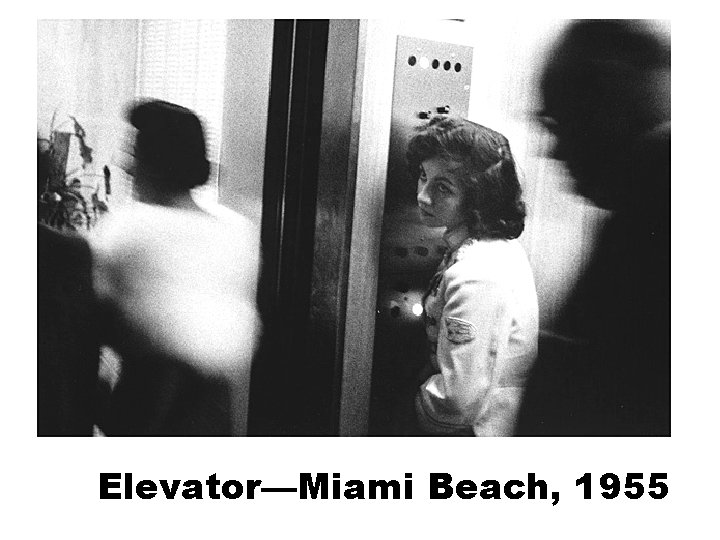 Elevator—Miami Beach, 1955 