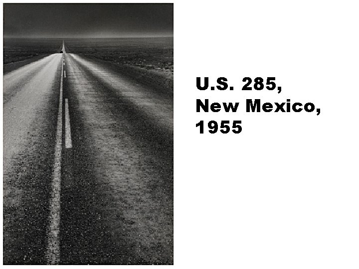 U. S. 285, New Mexico, 1955 