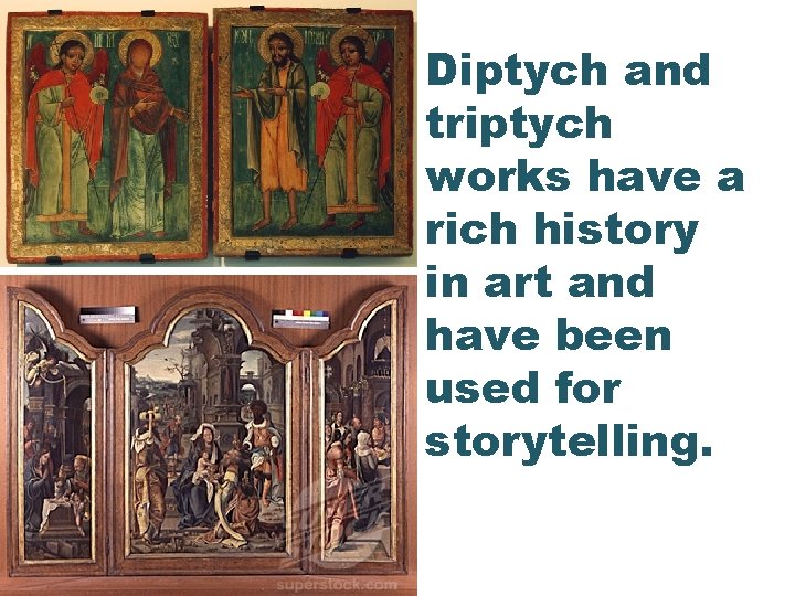 Diptych and triptych works have a rich history in art and have been used