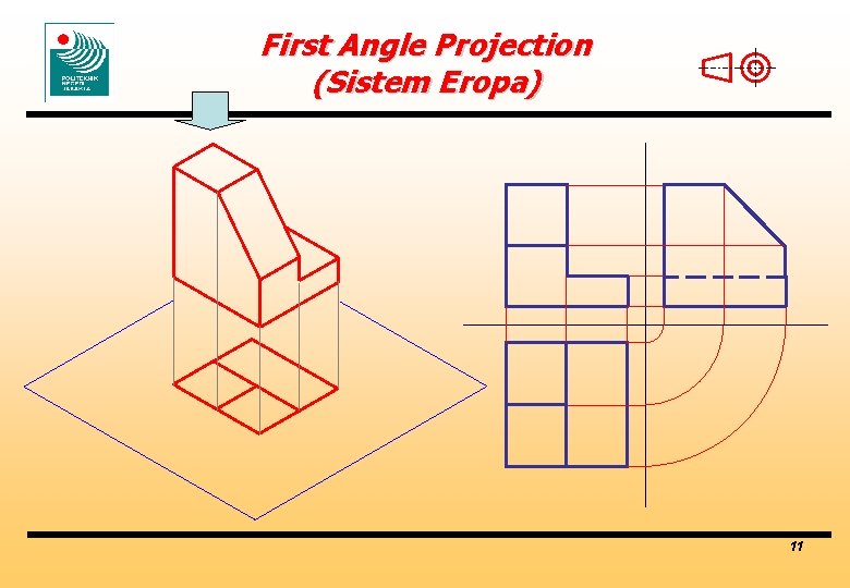 First Angle Projection (Sistem Eropa) 11 