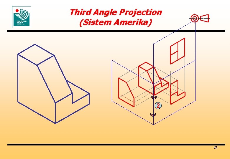 Third Angle Projection (Sistem Amerika) 2 15 