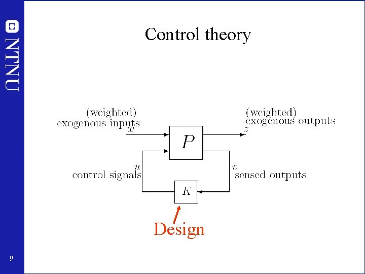 Control theory Design 9 