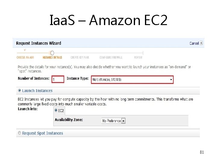 Iaa. S – Amazon EC 2 81 