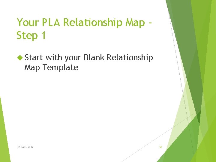 Your PLA Relationship Map Step 1 Start with your Blank Relationship Map Template (C) Your PLA Relationship Map Step 1 Start with your Blank Relationship Map Template (C)