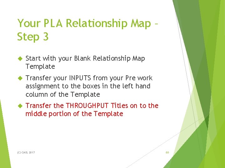 Your PLA Relationship Map – Step 3 Start with your Blank Relationship Map Template Your PLA Relationship Map – Step 3 Start with your Blank Relationship Map Template
