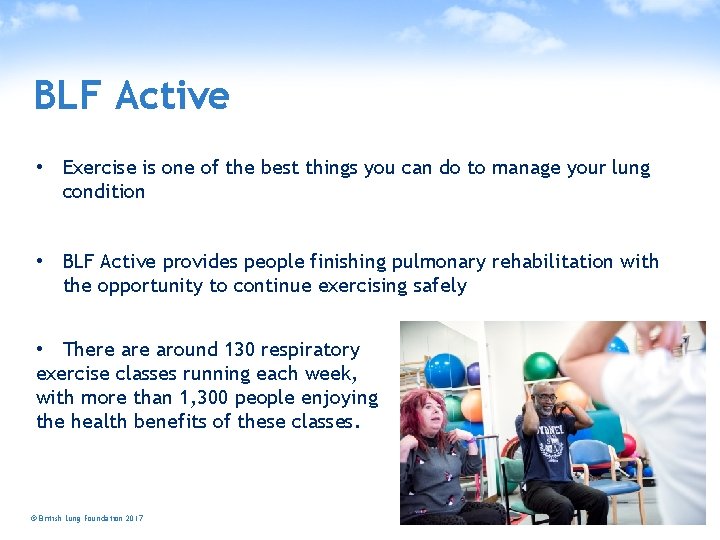 BLF Active • Exercise is one of the best things you can do to