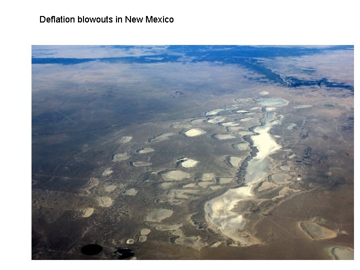 Deflation blowouts in New Mexico 