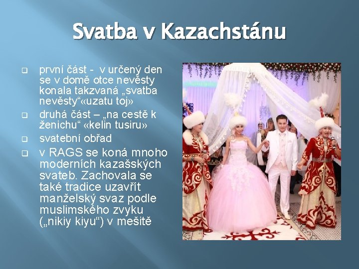 Svatba v Kazachstánu q q první část - v určený den se v domě