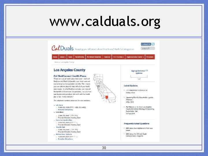 www. calduals. org 30 