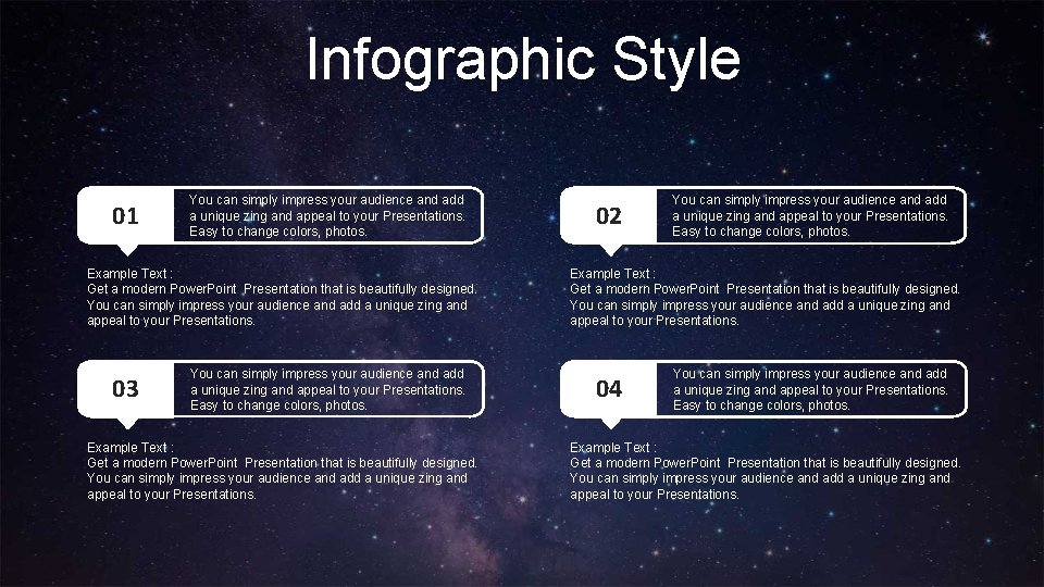 Infographic Style 01 You can simply impress your audience and add a unique zing