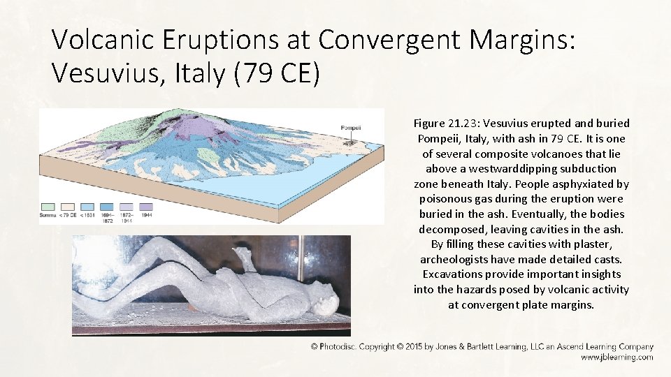 Volcanic Eruptions at Convergent Margins: Vesuvius, Italy (79 CE) Figure 21. 23: Vesuvius erupted