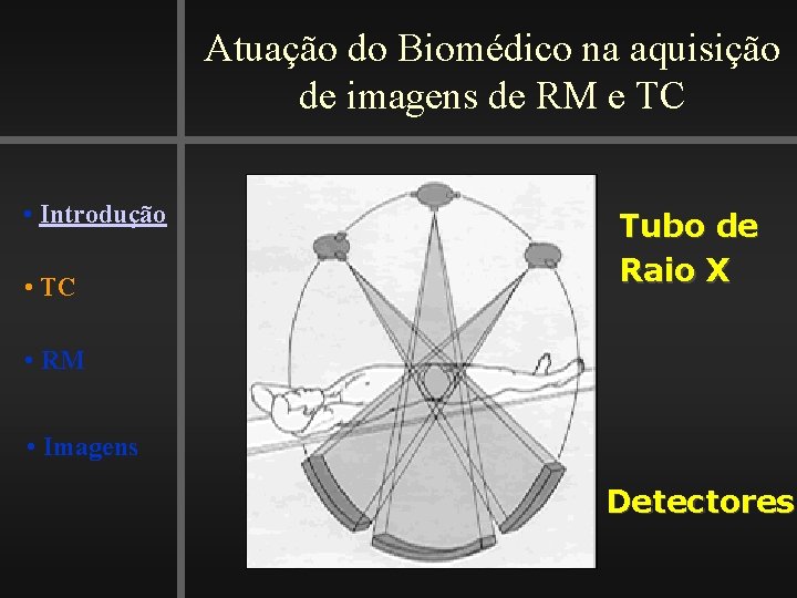 Atuação do Biomédico na aquisição de imagens de RM e TC • Introdução •