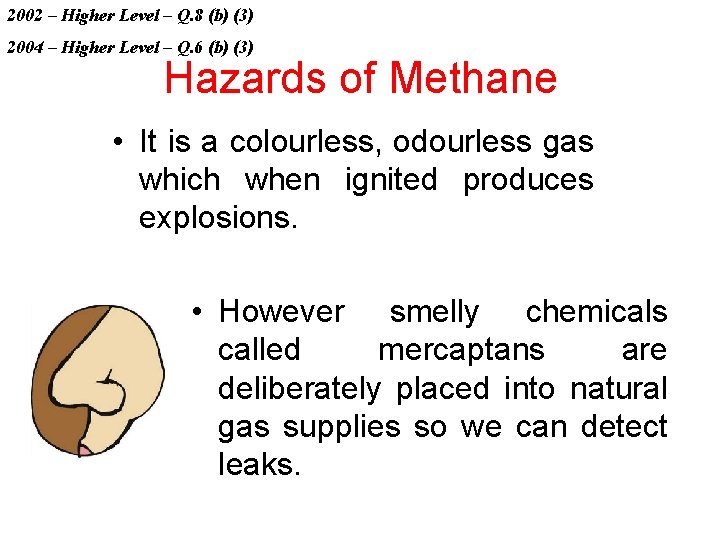 2002 – Higher Level – Q. 8 (b) (3) 2004 – Higher Level –