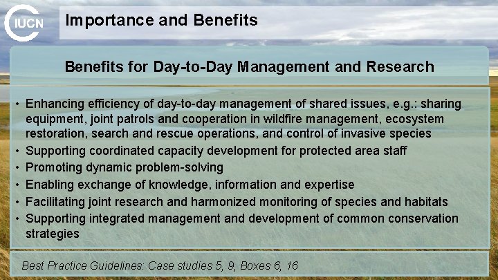 Importance and Benefits for Day-to-Day Management and Research • Enhancing efficiency of day-to-day management
