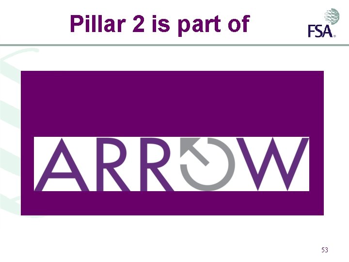 Pillar 2 is part of 53 
