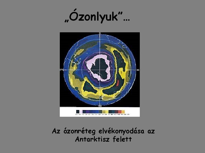 „Ózonlyuk”… Az ózonréteg elvékonyodása az Antarktisz felett „Ózonlyuk”… Az ózonréteg elvékonyodása az Antarktisz felett
