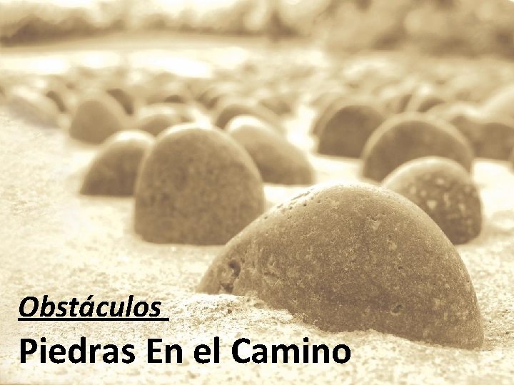 Obstáculos Piedras En el Camino 