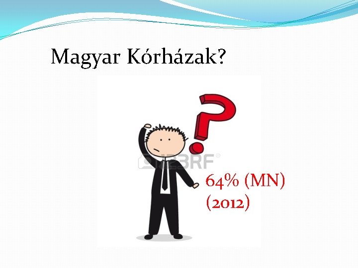 Magyar Kórházak? 64% (MN) (2012) 