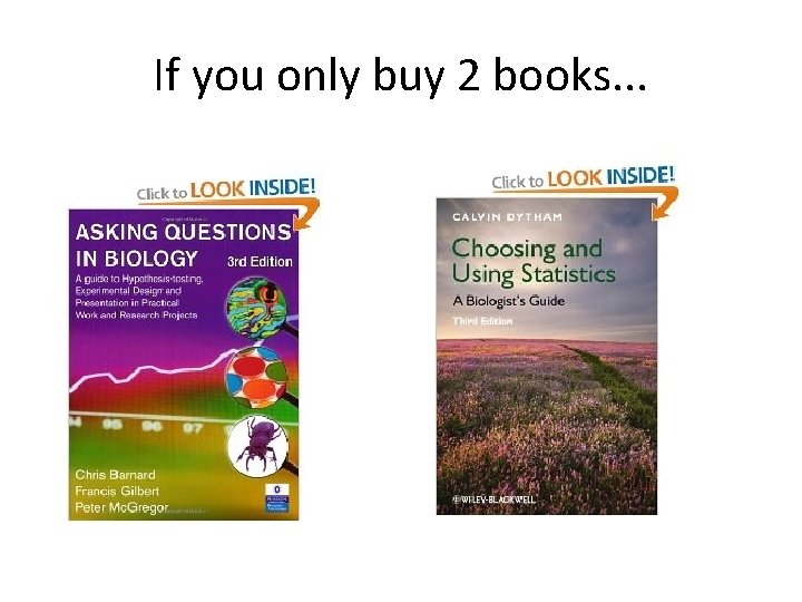 If you only buy 2 books. . . 