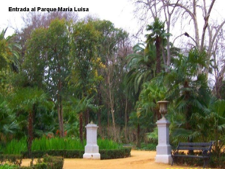 Entrada al Parque María Luisa 