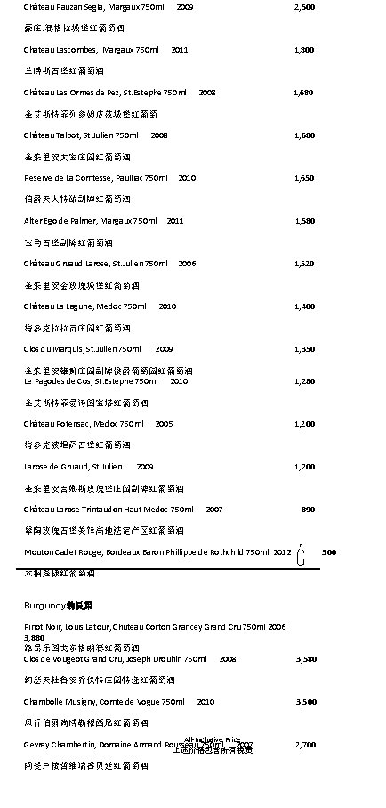 Château Rauzan Segla, Margaux 750 ml 2009 2, 500 豪庄. 赛格拉城堡红葡萄酒 Chateau Lascombes, Margaux