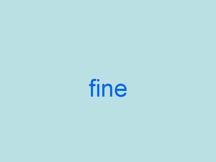 fine 