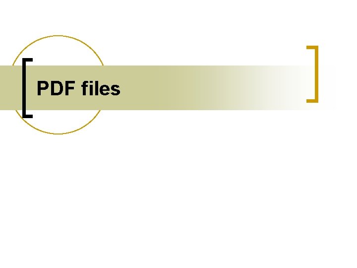 PDF files 