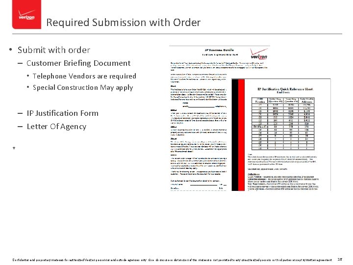 Required Submission with Order • Submit with order – Customer Briefing Document • Telephone