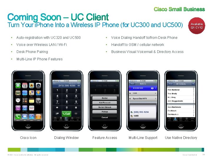 Turn Your i. Phone Into a Wireless IP Phone (for UC 300 and UC