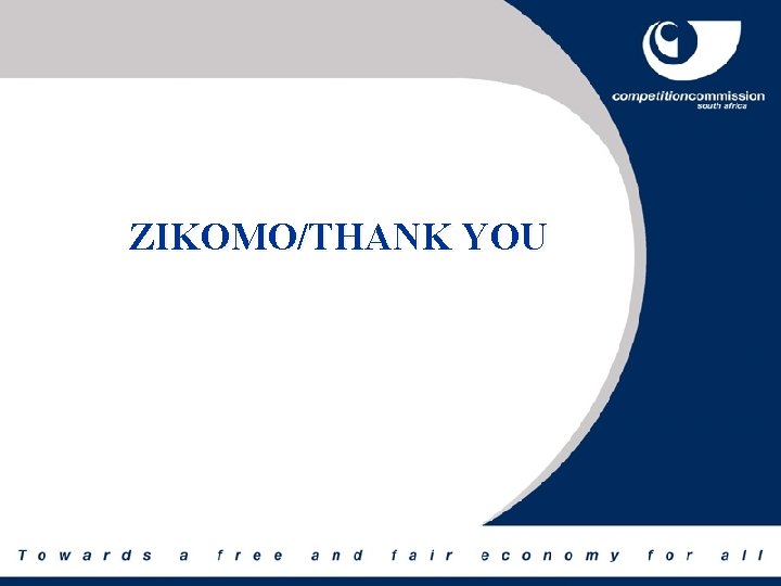 ZIKOMO/THANK YOU 