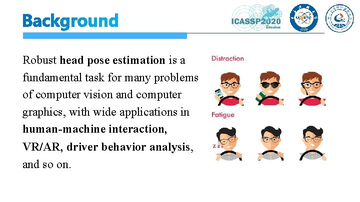 Robust head pose estimation is a fundamental task for many problems of computer vision