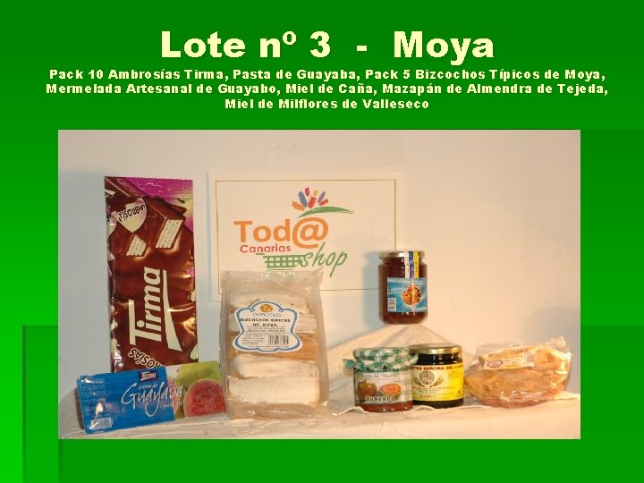 Lote nº 3 - Moya Pack 10 Ambrosías Tirma, Pasta de Guayaba, Pack 5