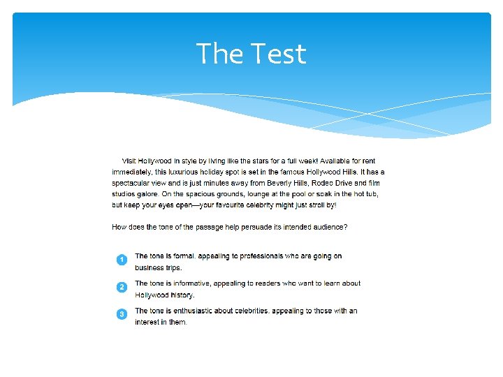The Test 