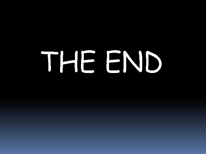 THE END 