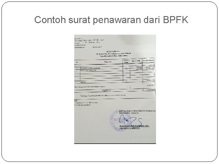 Contoh surat penawaran dari BPFK 