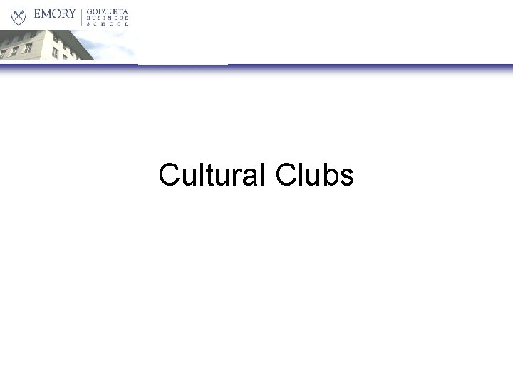 Cultural Clubs 