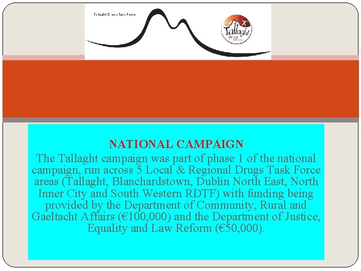 . NATIONAL CAMPAIGN The Tallaght campaign was part of phase 1 of the national