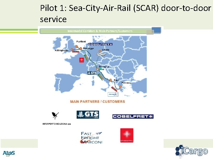 Pilot 1: Sea-City-Air-Rail (SCAR) door-to-door service 13 i. Cargo 