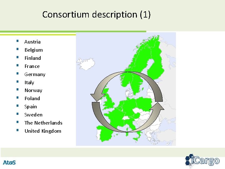 Consortium description (1) § § § Austria Belgium Finland France Germany Italy Norway Poland
