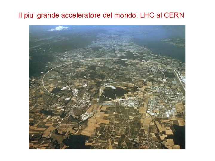 Il piu’ grande acceleratore del mondo: LHC al CERN 