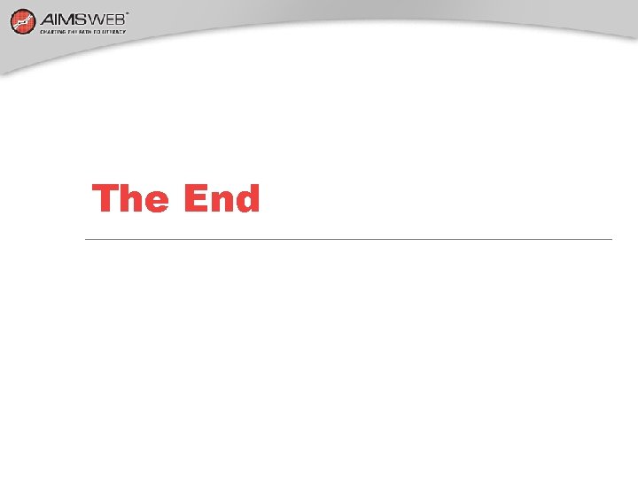 The End 
