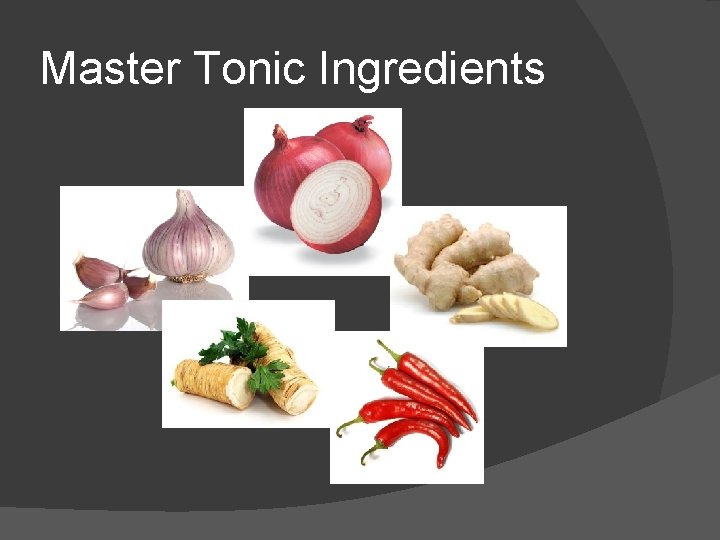 Master Tonic Ingredients 