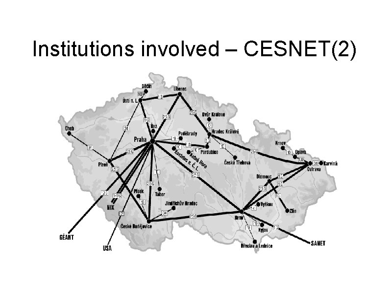 Institutions involved – CESNET(2) 