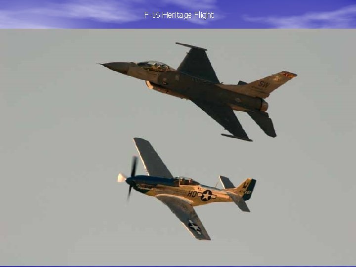 F-16 Heritage Flight 