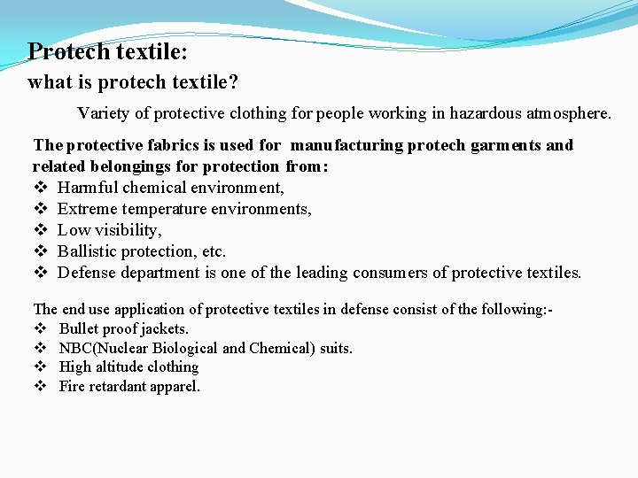 Protech textile: what is protech textile? Variety of protective clothing for people working in